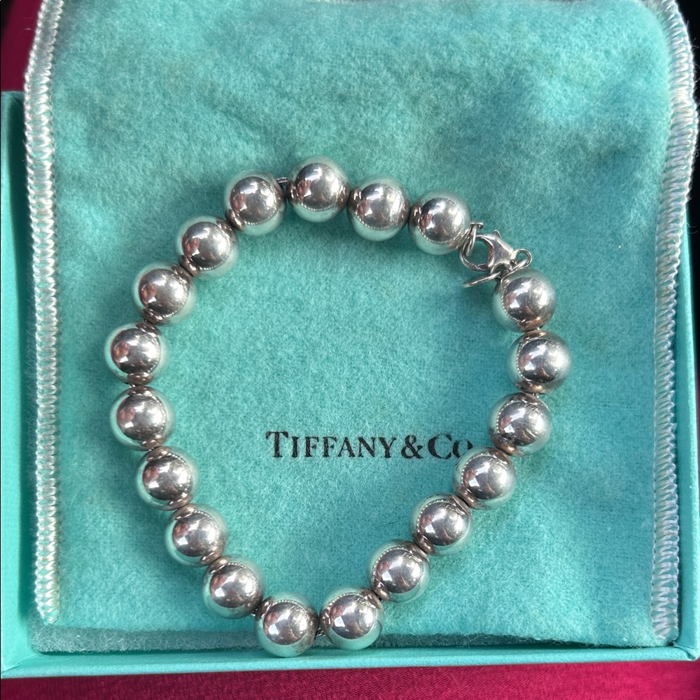 Tiffany & Co. Classic Silver Bead Bracelet